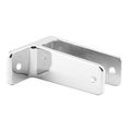 Prime-Line One Ear Wall Bracket for 1 in. Thick, Panels, Zinc Alloy, Chrome Finish Single Pack 656-6407